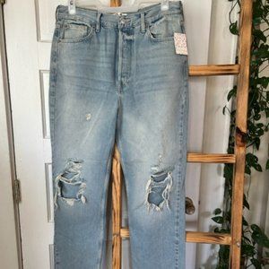 Free People Lasso Jean Foxtrot Light Wash